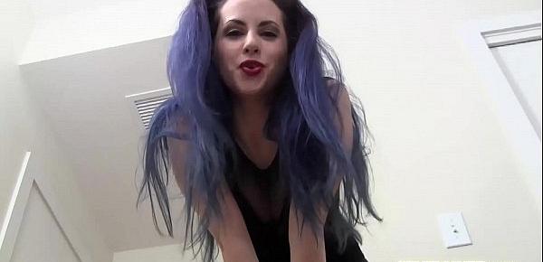  Eat your cum for your goddess you little slut CEI